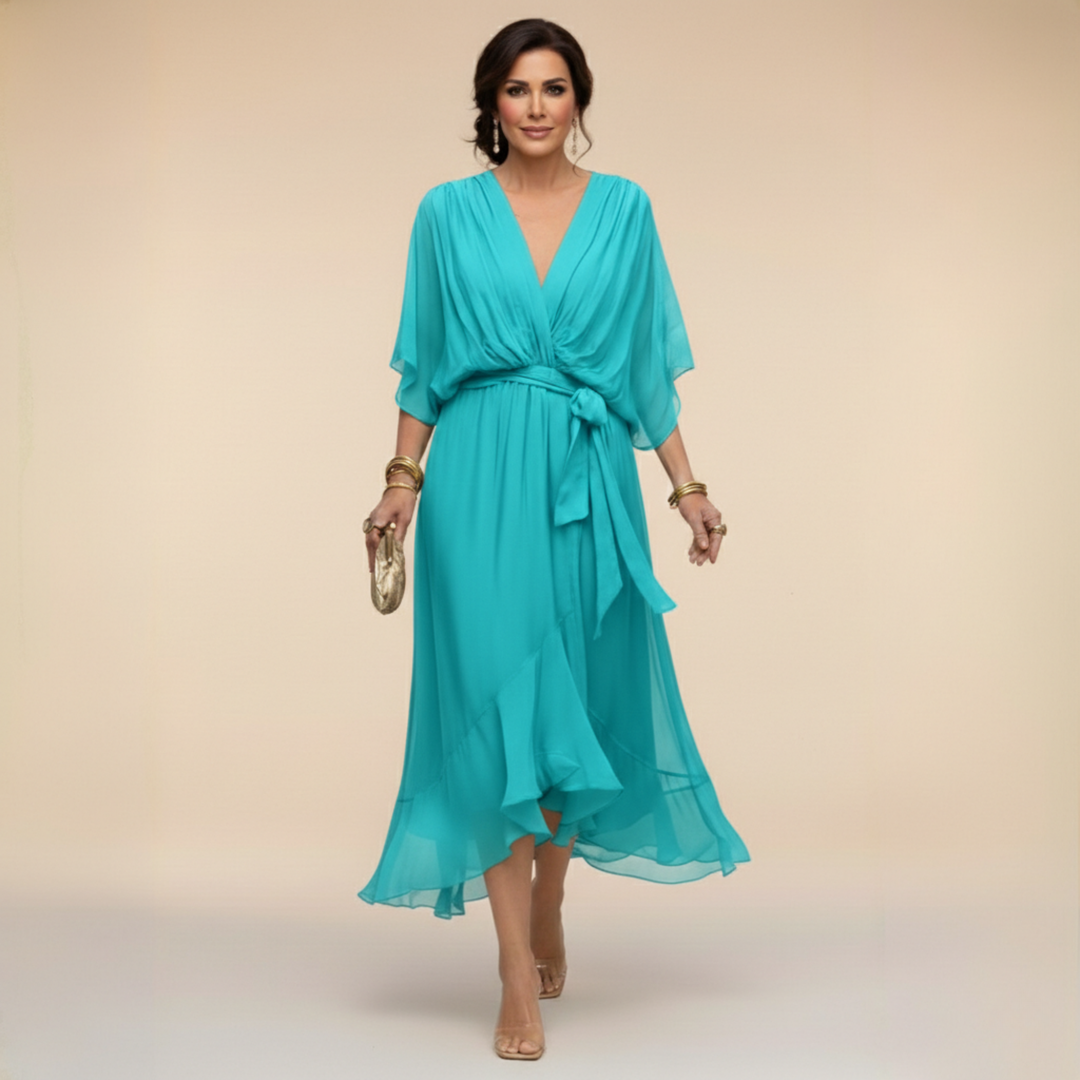 Sarah™ | Sandra V-Neck Dress