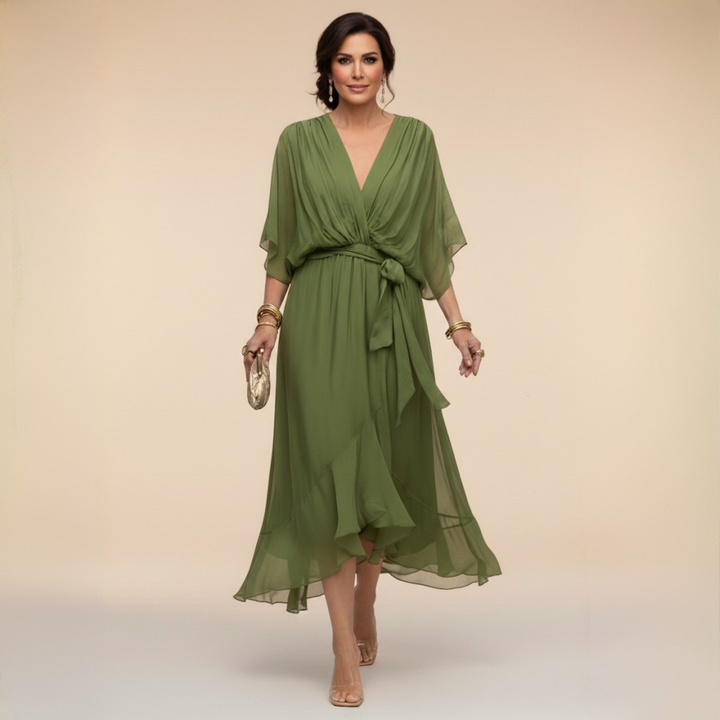 Sarah™ | Sandra V-Neck Dress