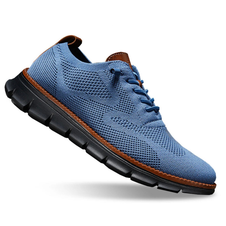 Gijs Ultra Comfortable Walking Shoe Blue Black