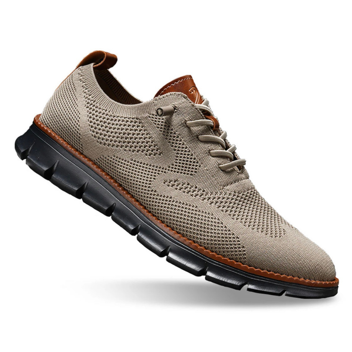 Gijs Ultra Comfortable Walking Shoe Brown Black
