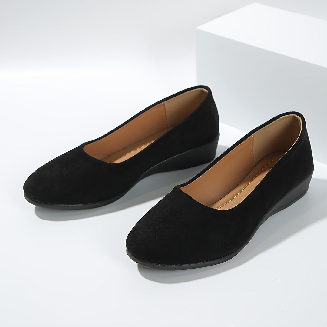 Éliane™ – Ballerines confortables à talon compensé