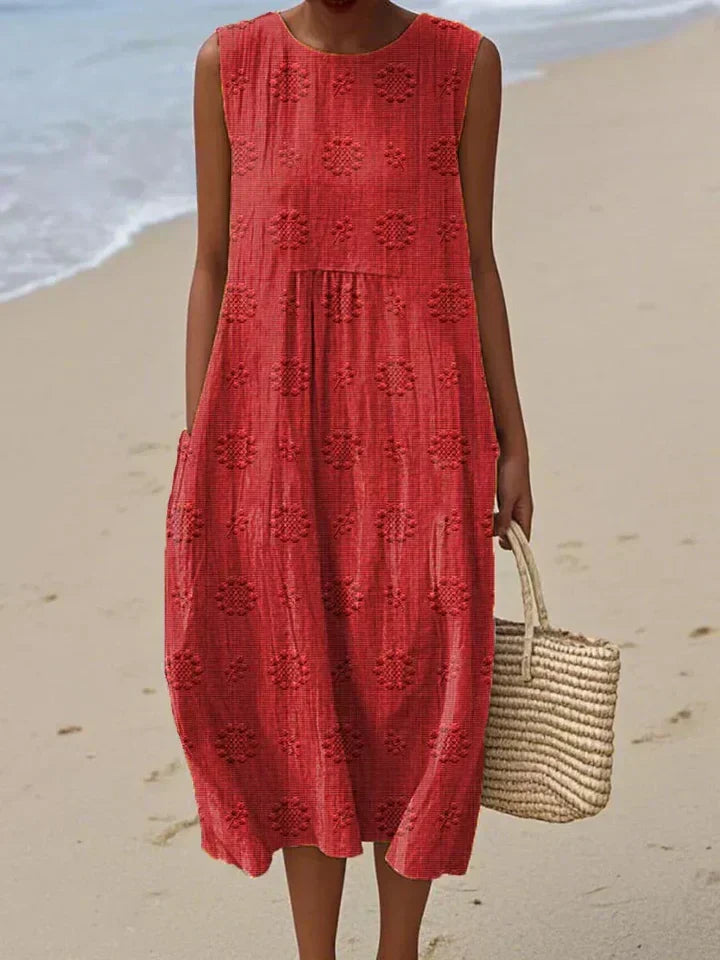 Natalie™ | SLEEVELESS MIDI DRESS