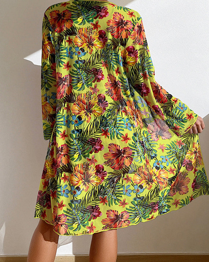 Glenda – Bikini avec jupe fleurie