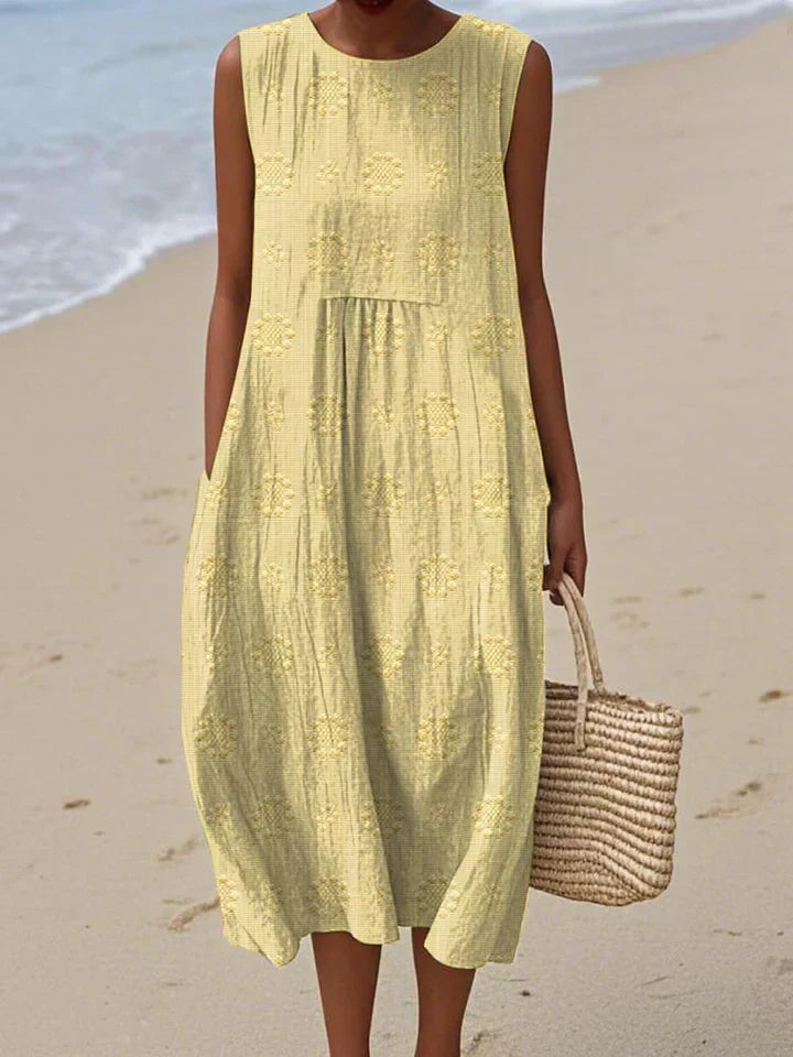 Natalie™ | SLEEVELESS MIDI DRESS