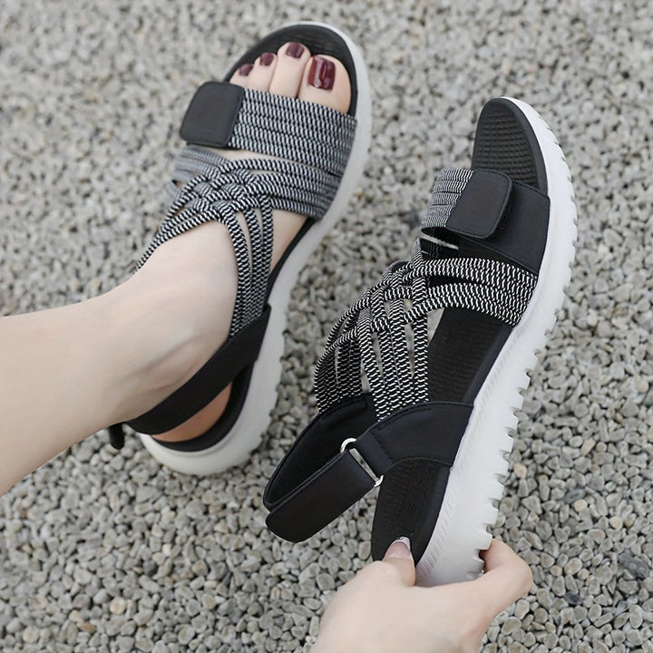Soline | Sandales Sport-Chic à Semelle Haute