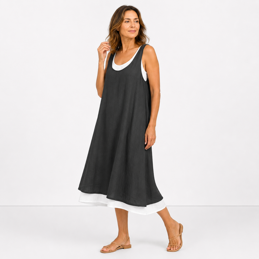 Emma - Robe deux pièces décontractée