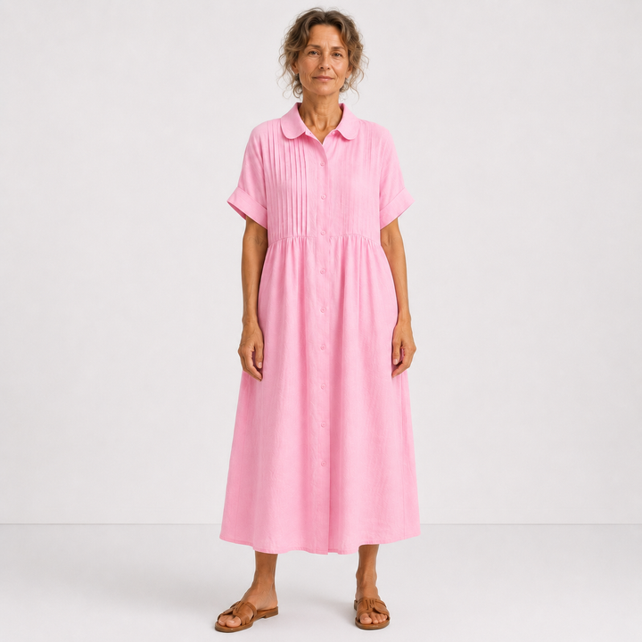 Charlotte - Robe chemise fluide estivale