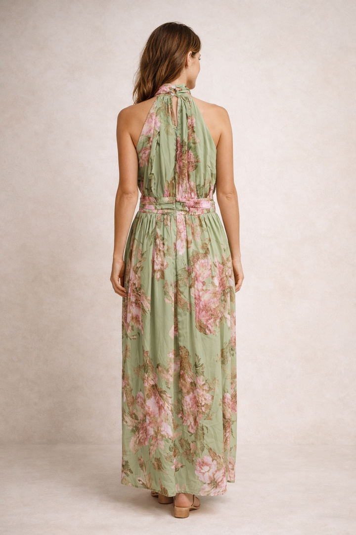 SERENA - Robe Longue Florale Signature