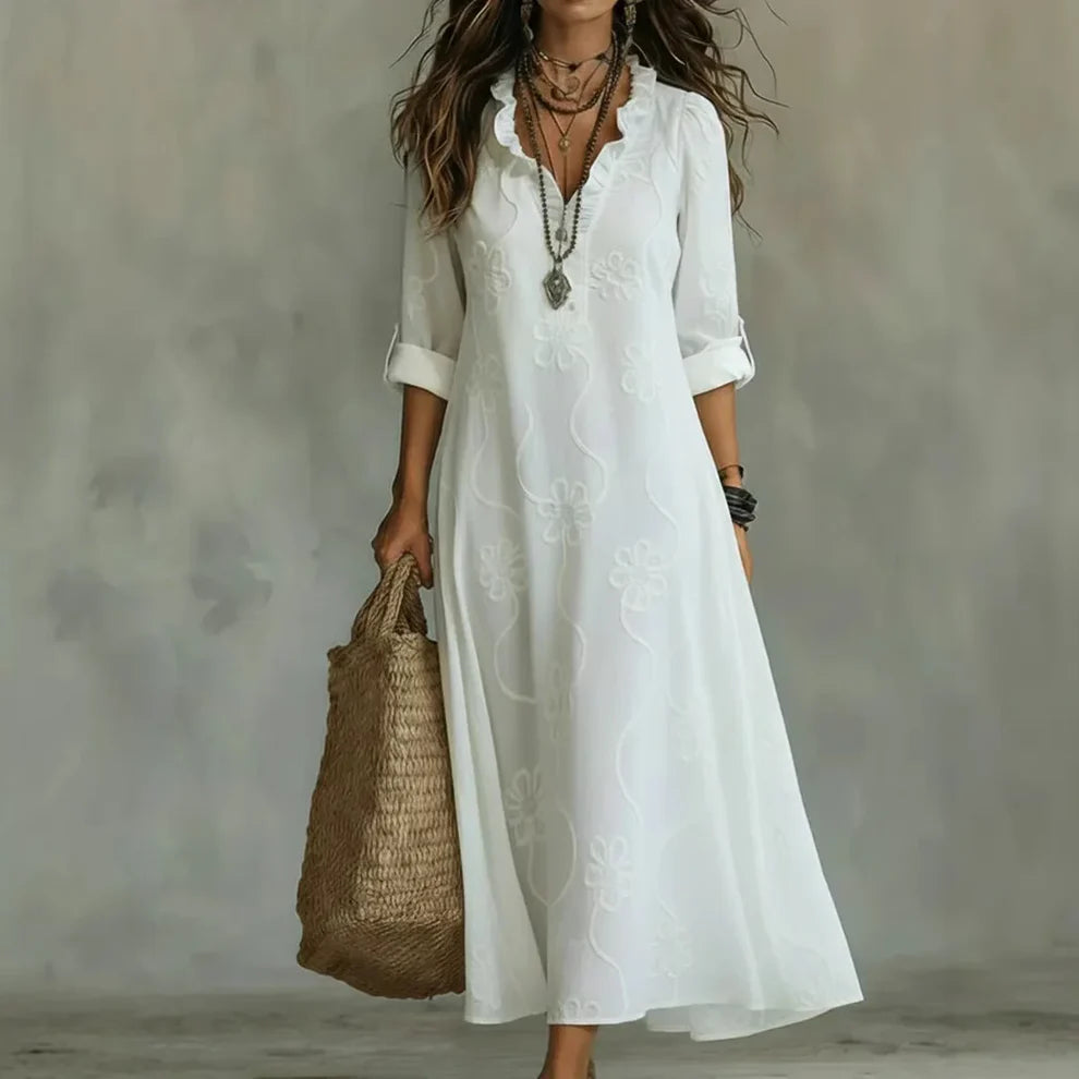 Sienna™ | Tummy-concealing Floral Summer Dress