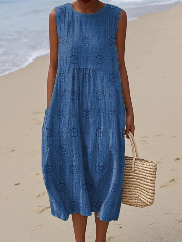 Allison™ Embroidered Midi Dress