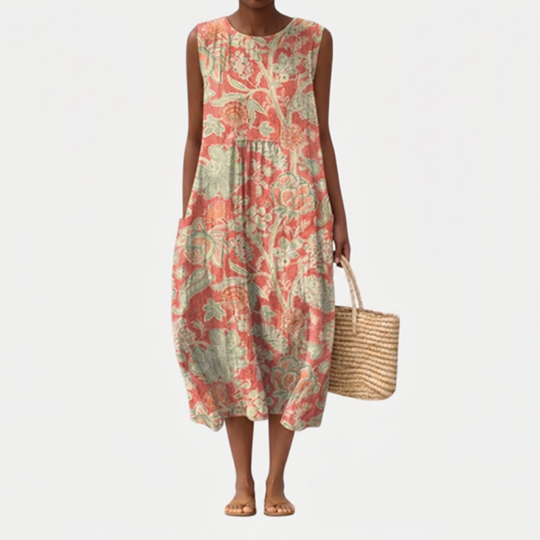 Raquel Everyday Midi Dress detail