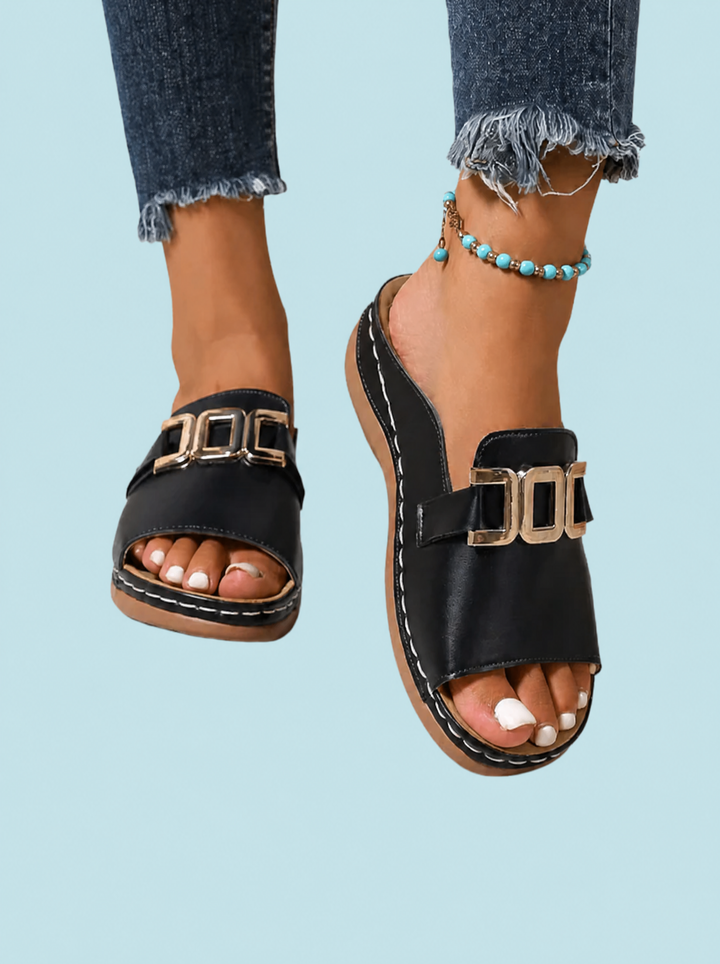 Adele™ | Orthopedic wedge heel sandals
