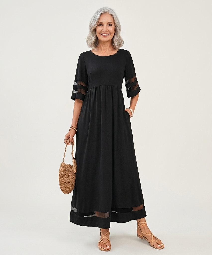 Aubrey™ | Flattering Tummy-Smoothing Midi Dress