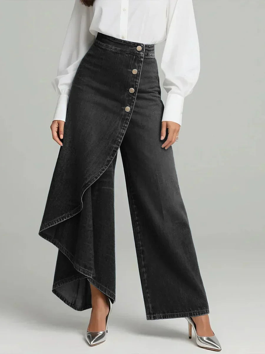 Reya High-Waisted Wide-Leg Jeans