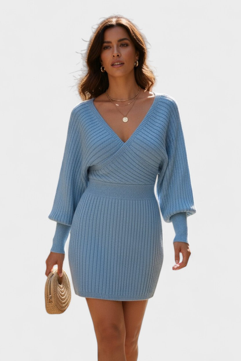 Juliette - Robe portefeuille élégante à col en V